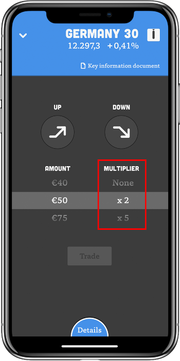 How to use multiplier in Bux and Olymp Trade